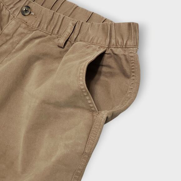 Bear Bottom Mens Stretch Cotton Shorts Brown Sz XL 7" Preppy Casual Minimalist - Picture 2 of 10